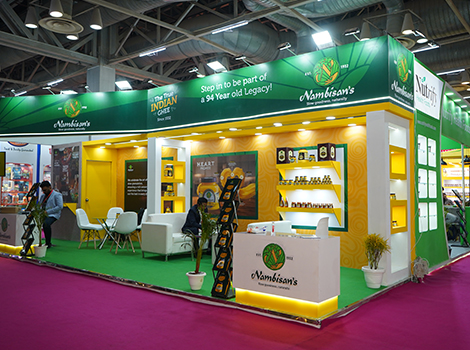 Minimal modular exhibition stall