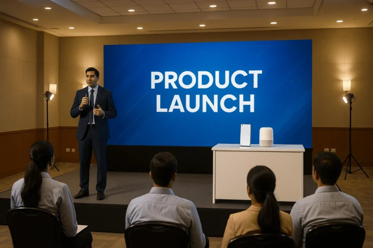 product launch event